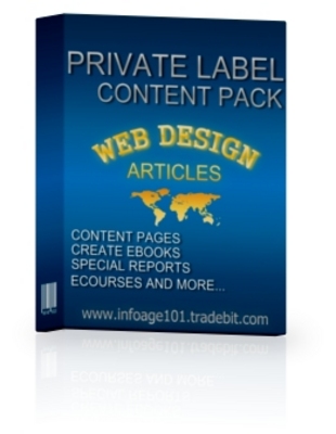 Product picture Web Design Article Collection with PLR