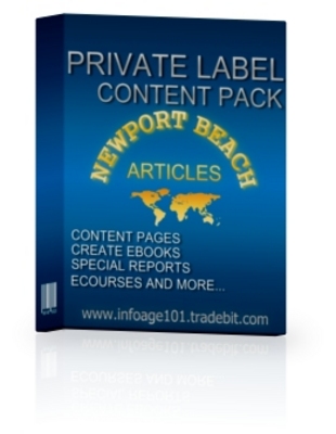 Product picture Newport Beach Article Collection with PLR