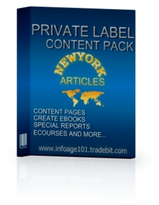 Product picture New York Article Collection with PLR