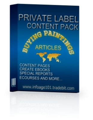 Product picture Buying Paintings Article Collection with PLR