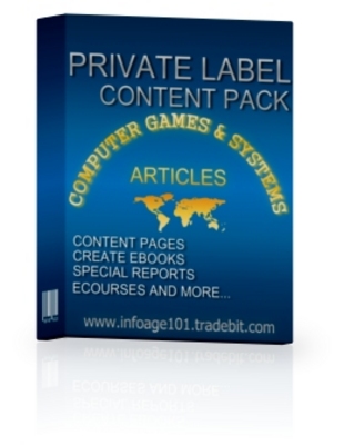 Product picture Computer Games and Systems Article Collection with PLR